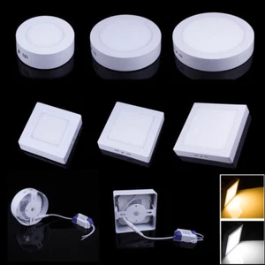 9W 15W 21W LED Panel Light Wall Lamp Ceiling Downlight Recessed Surface Mount - Picture 1 of 14