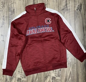 Colorado Avalanche NHL Hockey Men's Poly Blend Jacket Premium Size Large Tall - Picture 1 of 1