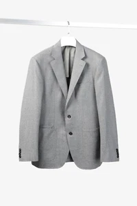 Canali Light Grey Wool Lightweight Classic Blazer, Size M - Picture 1 of 10