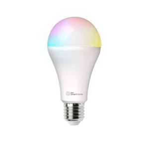 Laser E27 RGB 10W Coloured Light Bulb - Multicoloured 5 PACK - Picture 1 of 10