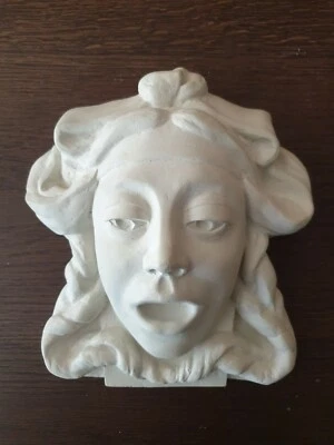 ART NOUVEAU NORTHERN JUGENDSTIL MASCARON MASC maske HANGING LARGE character - Image 1 of 4