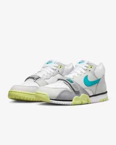 Nike Air Trainer 1 Sneakers Shoes (White/Neutral Grey, Mens 8, Womens 9.5) - Picture 1 of 8