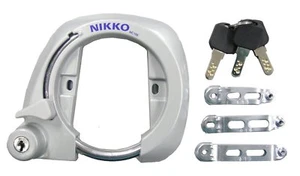 Japanese Nikko Bike bicycle Frame lock cadenas vélo cadre easy and convenient - Picture 1 of 1