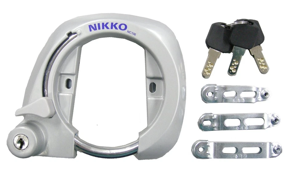 Japanese Nikko Bike bicycle Frame lock cadenas vélo cadre easy and convenient - Image 1 of 1