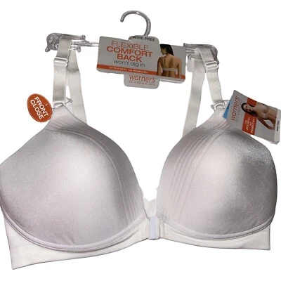 Sujetador Warner's Sin Alambres Cierre Frontal Sumergible Cómodo Suavizado RM0501A Foto 1 de 4