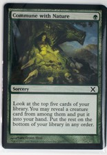 Commune with Nature ~ MAGIC THE GATHERING PLAYSET MTG 10th Edition(4x cards)