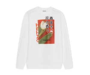 Sudadera Kenzo Algodón Estampada Talla Grande Calce Cuello Redondo Blanca Talla S 3195 - Imagen 1 de 1