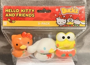 Hello Kitty and Friends Rubber Duckz Ducks Keroppi Pompurin Anime Weihnachten - Bild 1 von 5
