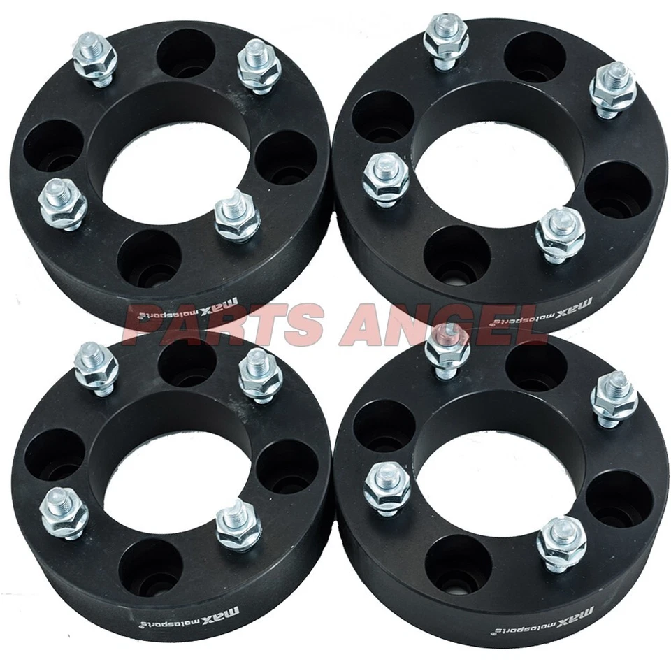 (4) 1.5" 4x110 Black ATV Wheel Spacers for Honda TRX250 Recon TRX 250EX TRX300 - Image 1 of 3