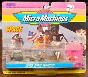MICRO MACHINES SPECIAL LIMITED EDITION 64000 OUTER SPACE VEHICLES GALOOB - Picture 1 of 1