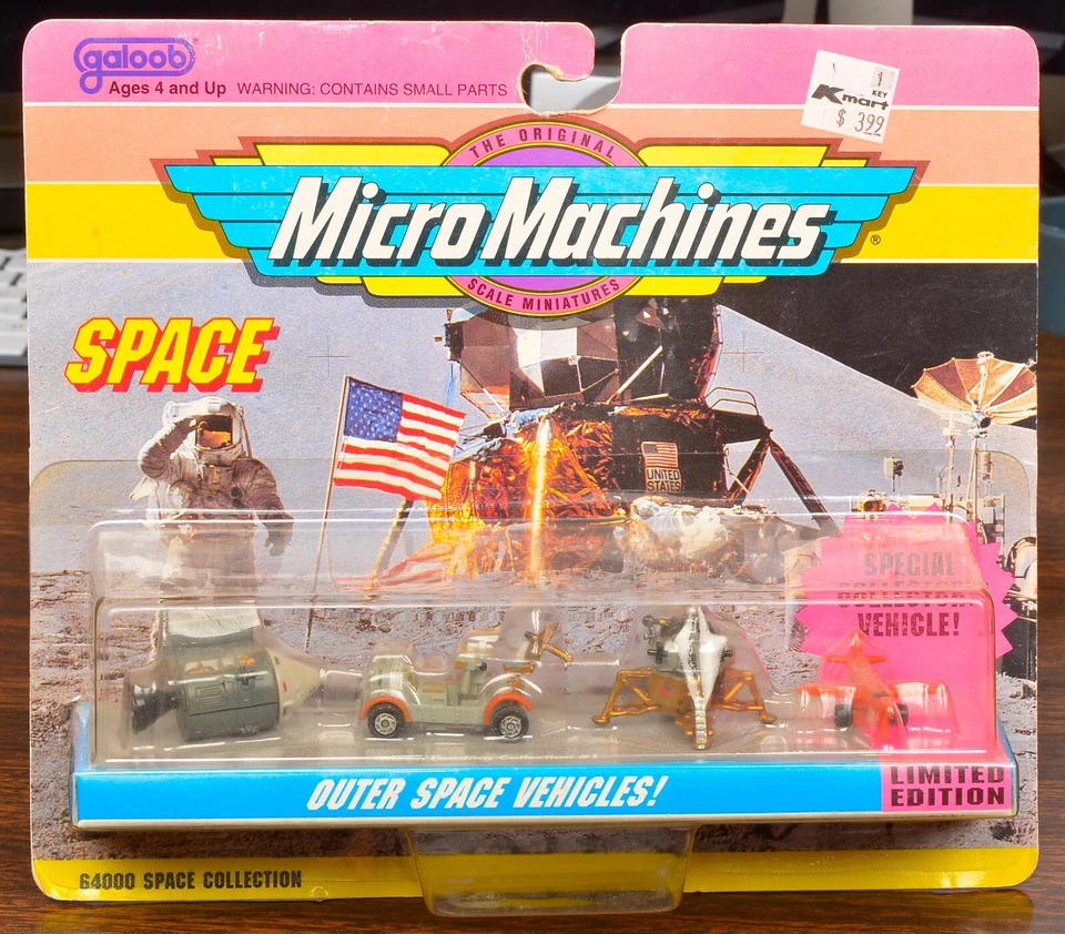 MICRO MACHINES SPECIAL LIMITED EDITION 64000 OUTER SPACE VEHICLES  GALOOB - Image 1 of 1
