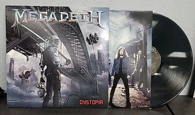 MEGADETH • Dystopia •  2016 Vinyl LP in Shrink -  ROCK THRASH HEAVY METAL  - Image 1 of 2