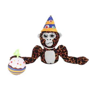 Gorilla Tag Monke Plush Doll Gifts In-Game Code Only Tagged Monke + Banana Hat - Picture 1 of 12