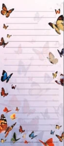 Bloc de notas LEANIN TREE "Mariposas Mariposas" ~ 60 hojas lista magnética ~ #61834 - Imagen 1 de 2
