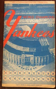 September 15,1957 Game #2 Kansas City Athletics vs. New York Yankees Scorecard - Picture 1 of 9