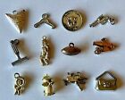 12 Vintage Cracker Jack Gumball Toy Prizes - Metal Clad Plastic Eskimo Coin+ (A)
