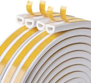 33 Feet Door Seal Strip Self Adhesive Window Stripping Weather Strips House Roll - Picture 1 of 7