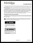 2004 Winnebago Meridian Home Owners Manual User Guide Coil Bound