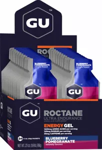 GU Roctane Energy Gel: Mirtillo-Melograno, Confezione da 24 - Foto 1 di 2