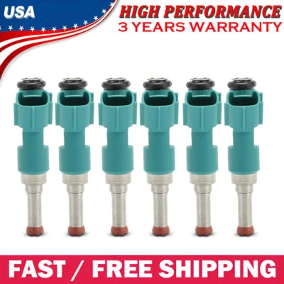 Inyector de combustible 232090P010 6 piezas para Toyota 2011-2016 Sienna 2013-2016 Avalon 3,5 L Foto 1 de 4