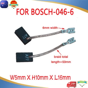 CARBON BRUSHES For Bosch GPO12 CE 14 GP712 VS GRB 14 CE GSI 14CE 1607014147 AU - Picture 1 of 3