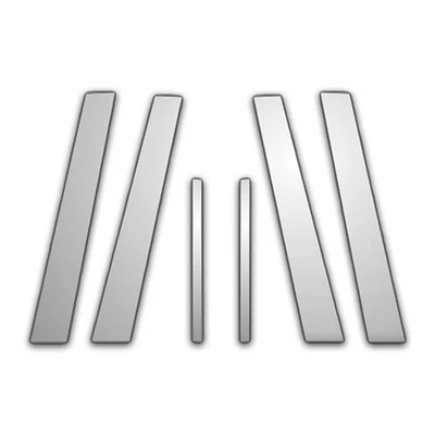 Borde de poste de pilar cromado de 6 piezas para 97-05 Buick Park Ave Foto 1 de 2