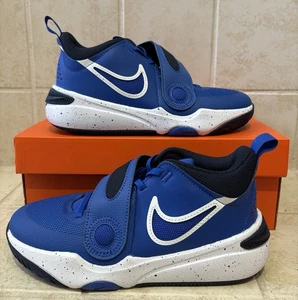 NIKE TEAM HUSTLE D 11 Bajo Azul Baloncesto Niños Zapatos GS Niños Jóvenes Talla 5Y - Imagen 1 de 5