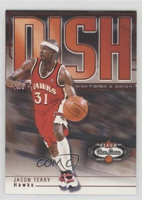 2002-03 Fleer Box Score Dish & Swish Jason Terry #1D&S - Image 1 of 2