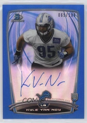 2014 Bowman Chrome Rookie Blue Refractor /199 Kyle Van Noy #RCRA-KVN Auto RC - Image 1 of 2