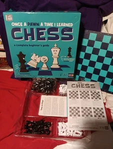 Once A Pawn A Time I Learned Chess Chess Set Board Game Complete EXCELLENT Fast  - Picture 1 of 7