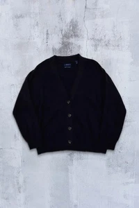 Gant Navy Tight-Knit V-Neck Cardigan Long Sleeve Jumper Size: XL - Picture 1 of 4