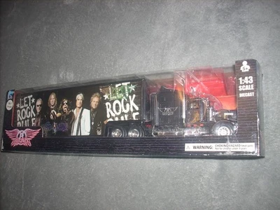 AEROSMITH'S KENWORTH SEMI TRUCK and TRAILER, SEALED, 1/43, NEVER PLAYED WITH !!! - Image 1 of 2