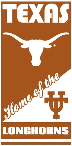 Texas Longhorns Beach Towel 28"x58" Cover