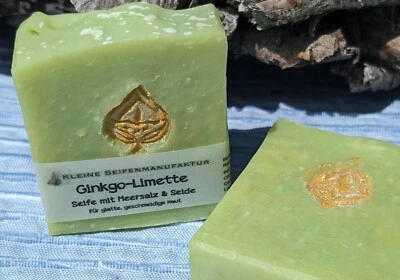 Olivenölseife, Naturseife Handgemacht, Limette, Rose, Lavendel-Amber - Bild 1 von 4