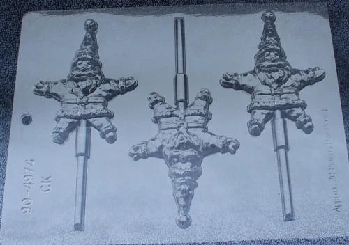 ФОРМА ШОКОЛАДНЫХ КОНФЕТ SANTA WIZARD STAR ЛЕДЕНЕЦ СДЕЛАЙ САМ РОЖДЕСТВЕНСКАЯ УСЛУГА - Изображение 1 из 1