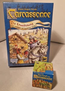 Carcassonne Die Erweiterung 2002 Neu und Der Graf von Carcassonne Hans im Glück - Bild 1 von 5