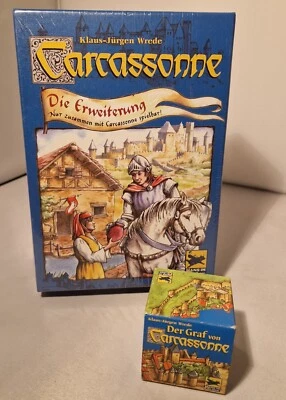 Carcassonne Die Erweiterung 2002 Neu und Der Graf von Carcassonne Hans im Glück - Bild 1 von 4
