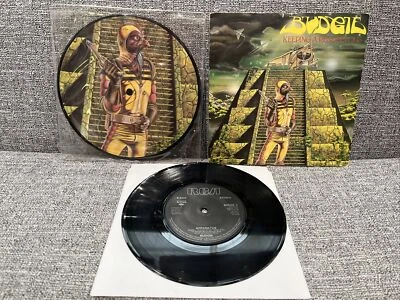 BUDGIE KEEPING A RENDEZVOUS HARD Metallica Iron Maiden 7” PICTURE DISC 45 NWOBHM Foto 1 de 4