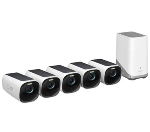eufy S330 eufyCam 3 Wireless 4K Security Camera Integrated Solar Panel 5-Cam Kit - Picture 1 of 6