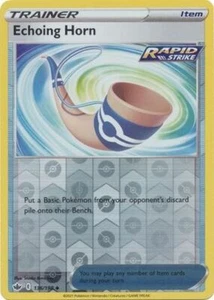 Pokemon Chilling Reign Echoing Horn Reverse Holo 136/198 - Picture 1 of 1