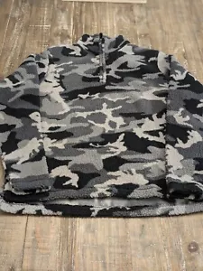 Maglione uomo Wrangler Authentics pile mimetico taglia large nuovo con etichette - Foto 1 di 6