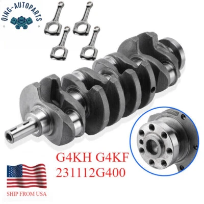 G4KF G4KH 2.0L Engine Crankshaft & Con Rod For Sonata Sportage Optima Turbo NEW Foto 1 de 4