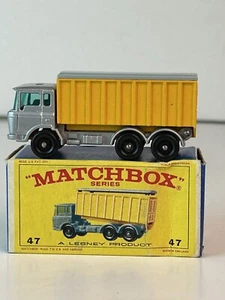 Matchbox #47 D. A.F. Tipper Container Truck With Original Box - Picture 1 of 16