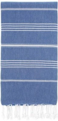 沙滩毛巾,土耳其沙滩毛巾 39 x 70 - 速干无砂轻便  — 第 1/4 张图片