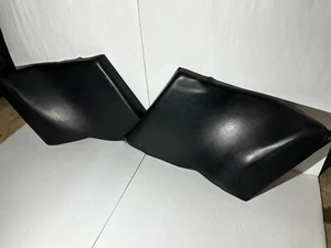 1983-1989 MITSUBISHI STARION CHRYSLER CONQUEST OEM BLACK REAR SEAT BOLSTERS - Picture 1 of 8