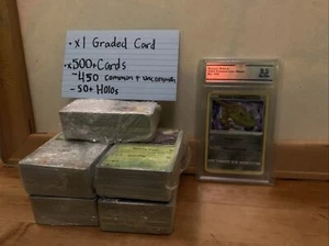 Pokémon Card Lot 500+ | x1 Graded Card - Picture 1 of 5