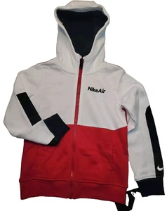 Nike Air Full Zip Hoodie Sweatshirt Boys Size 6 FREE SHIPPING $55 - Picture 1 of 9