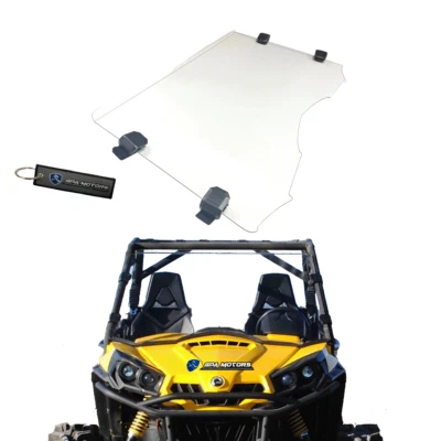 Parabrisas delantero completo resistente PC compatible con Can Am Commander 800/1000 (2011-2023) Foto 1 de 4