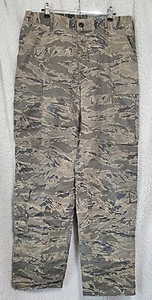 Mens Air Force digital tiger stripe camo pants utility trouser size 34R - Picture 1 of 2