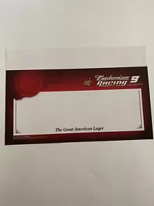 Cartel publicitario Bud Nascar Racing Kasey Kahne 2008 9 tienda hombre cave bar 12x18 - Imagen 1 de 1